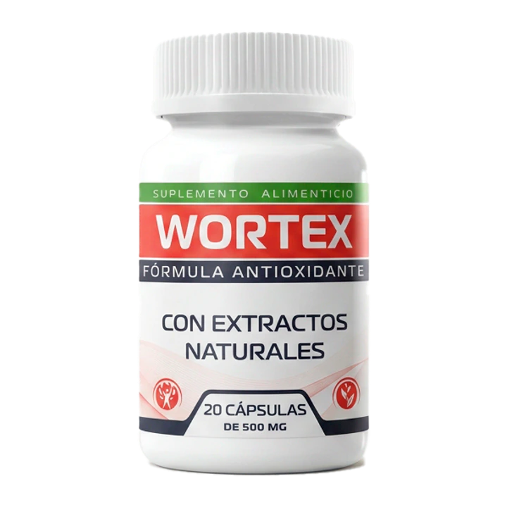 Wortex — empaque del suplemento